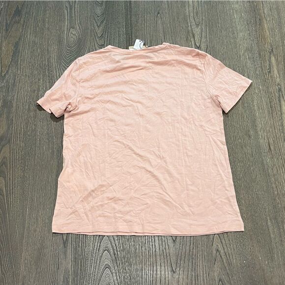 NWT Aware Vero Moda Short Sleeve T-Shirt Tencel Rose Dust Size XS - Picture 7 of 7